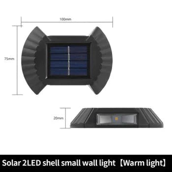 Solarna zidna lampa – 4kom