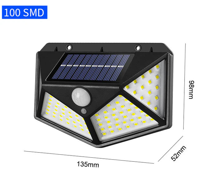 SOLARNI REFLEKTORI SA SENZOROM 100 LED dioda 2kom